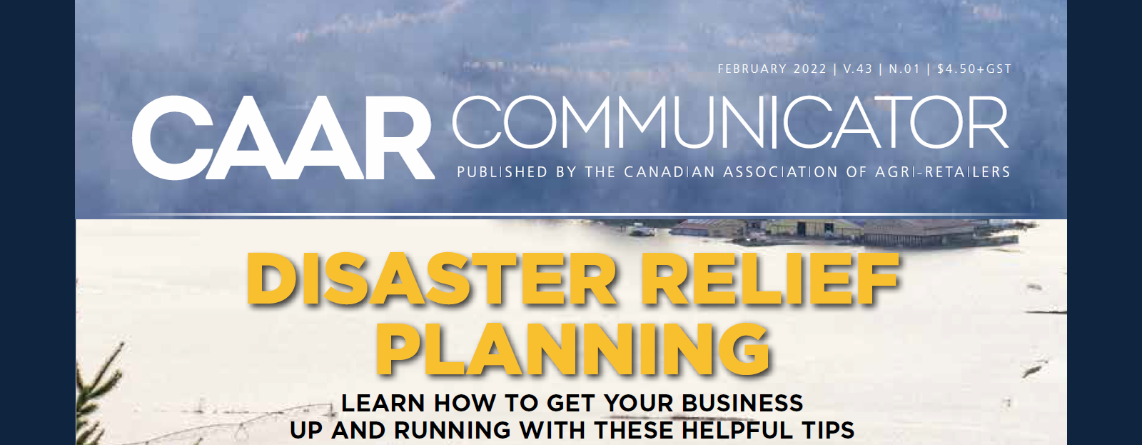 Banner for CAAR Communicator February 2022