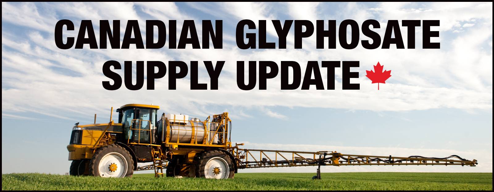 Bayer CropScience Update on Canadian Glyphosate Supply