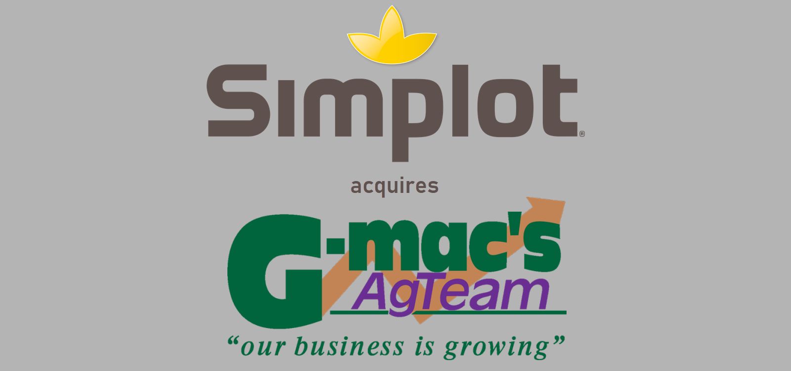 J. R. Simplot acquires G-Mac Ag Team J. R. Simplot acquires G-Mac Ag Team