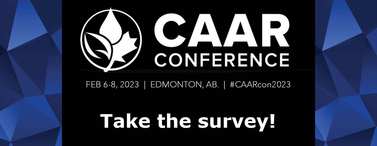 Banner for 2023 CAAR Conference Survey