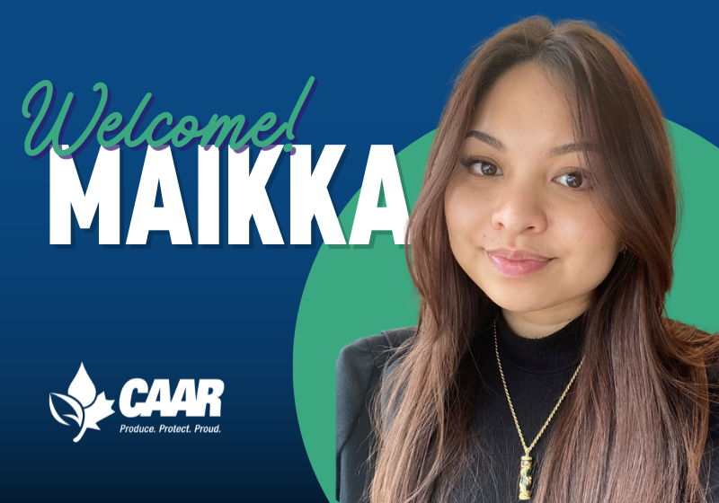 Banner of CAAR welcomes CAAR welcomes Maikka to the team!