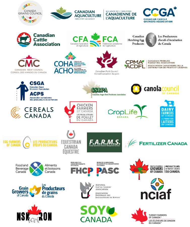various national agriculture organization logos