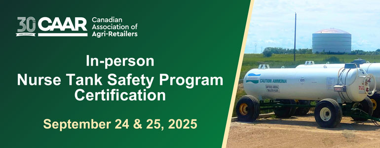 In-person Nurse Tank Safety Program Certification. September 24 & 25, 2025