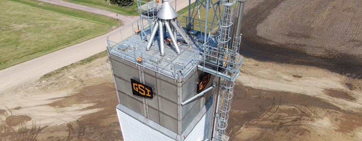 Aerial view of GSI tower